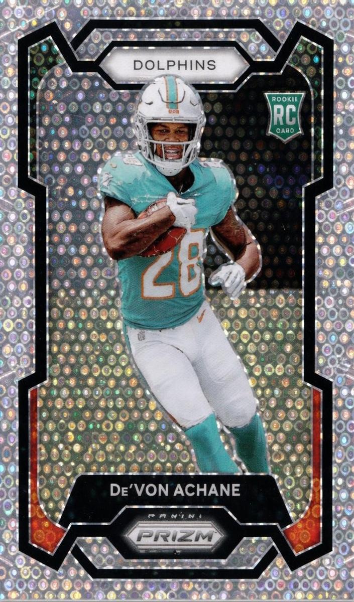 2023 Panini Prizm Football No Huddle De'Von Achane #365 PSA 9
