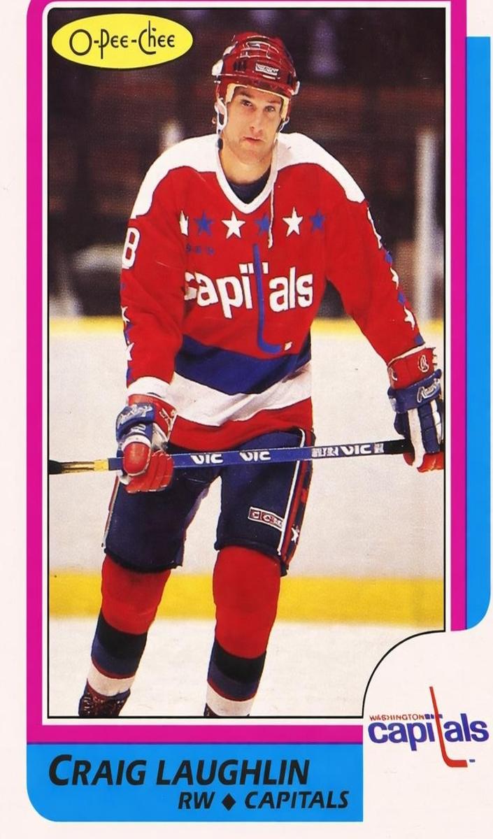 1986 O-Pee-Chee Hockey Craig Laughlin #35