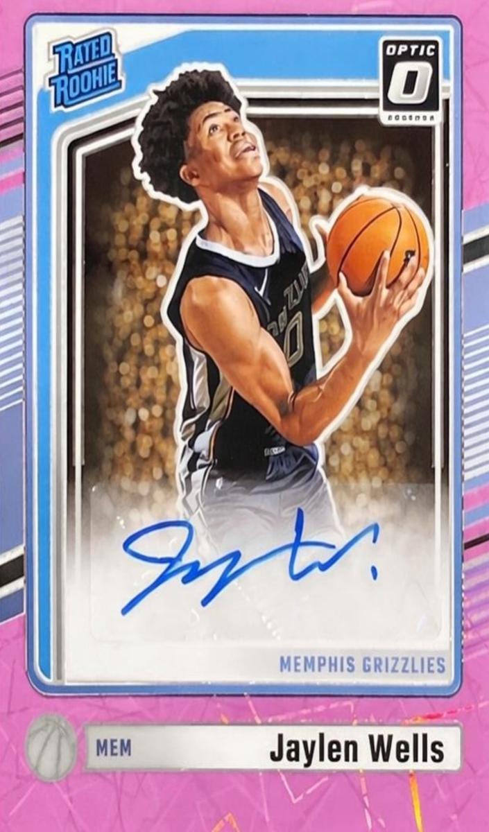2024 Donruss Optic Basketball Pink Velocity Jaylen Wells #327 PSA 10