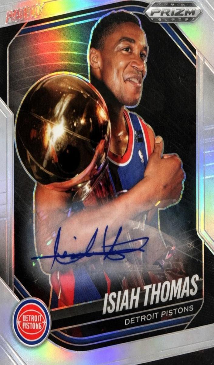 2024 Panini Prizm Black Basketball Silver Isiah Thomas #293