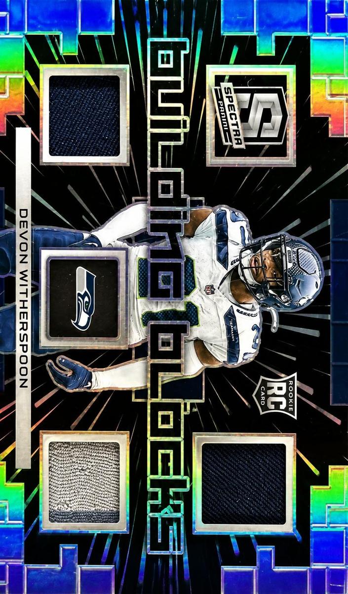 2023 Panini Spectra Football Hyper Devon Witherspoon #BBL-DWI PSA 10