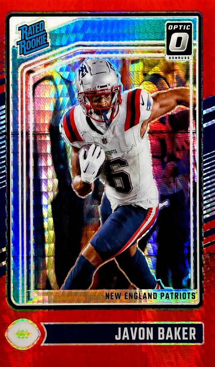 2024 Donruss Optic Football Red Hyper Javon Baker #245