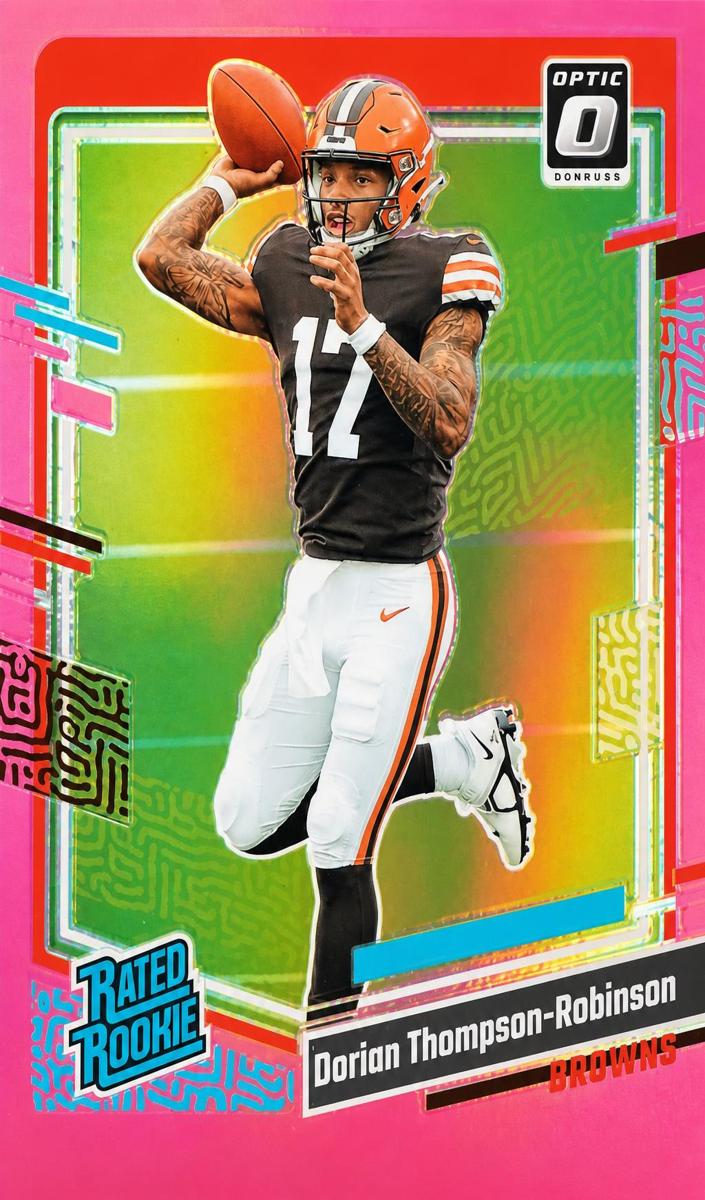 2023 Donruss Optic Football Pink Dorian Thompson-Robinson #225 PSA 10