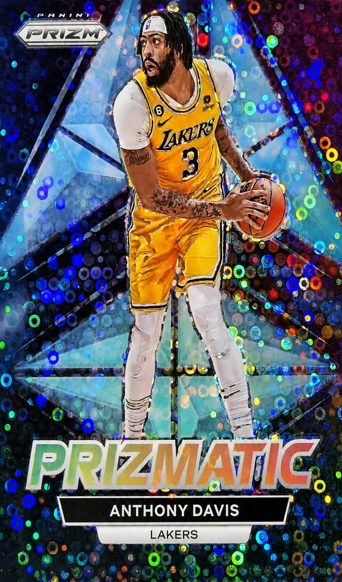 2022 Panini Prizm Basketball Fast Break Anthony Davis #17 PSA 9