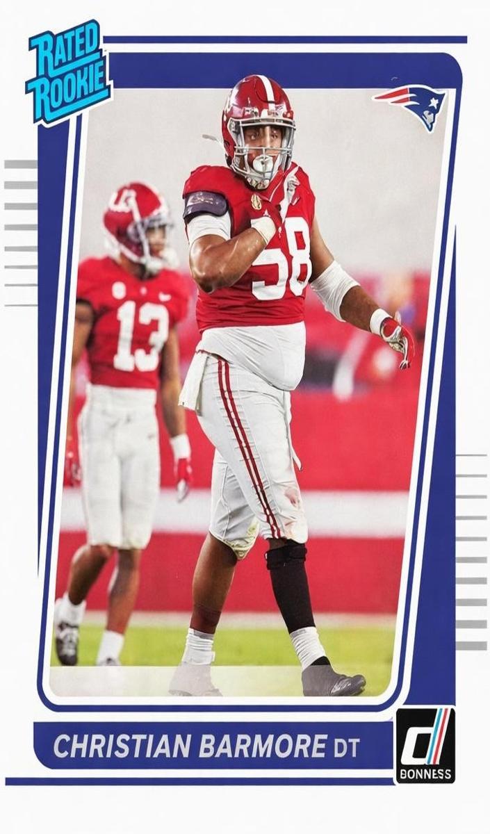 2021 Panini Donruss Football Christian Barmore #349
