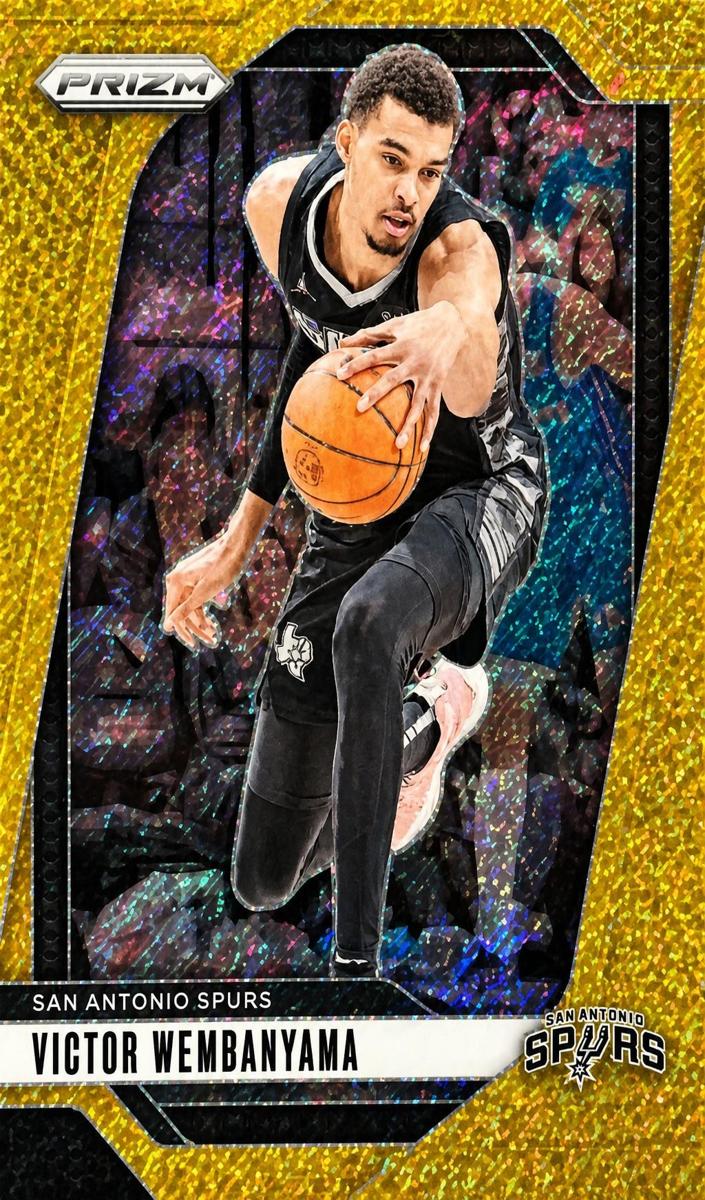 2024 Panini Prizm Basketball Gold Shimmer FOTL Victor Wembanyama #172
