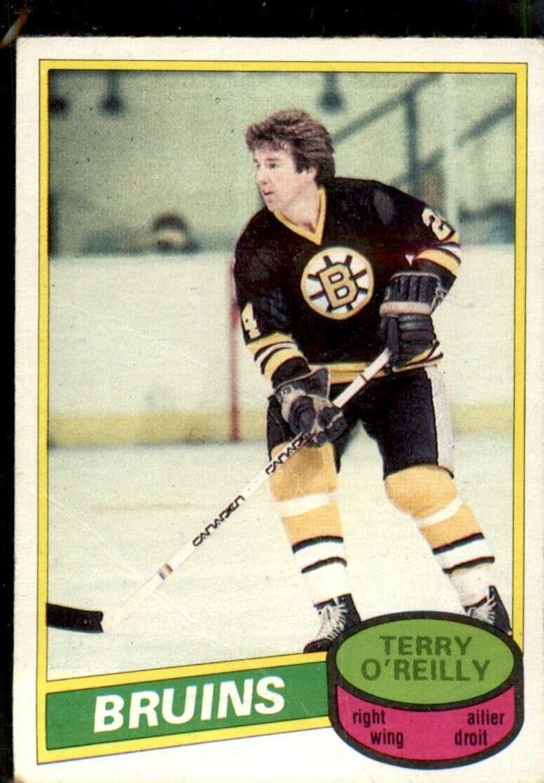1980 O-Pee-Chee Hockey Terry O'Reilly #56 PSA 8.5
