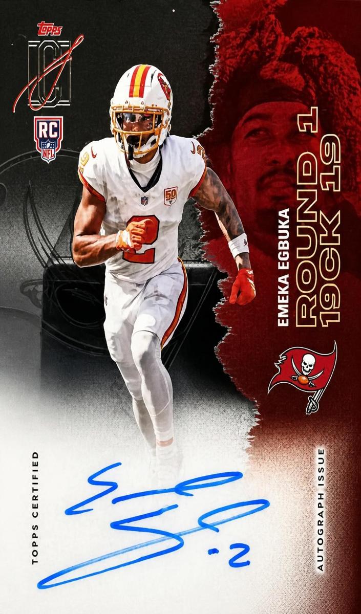 2025 Topps Signature Class Football Emeka Egbuka #RCCL-EE