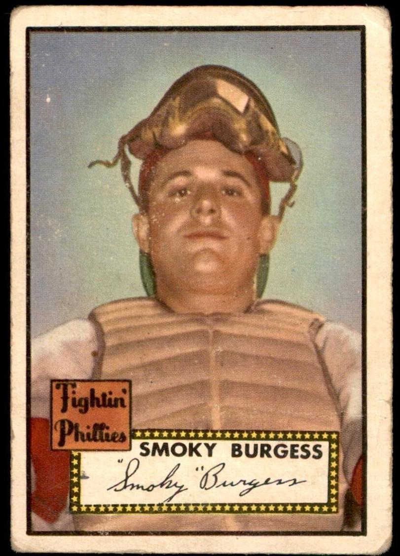 1952 Topps Baseball Smoky Burgess #357 PSA 6