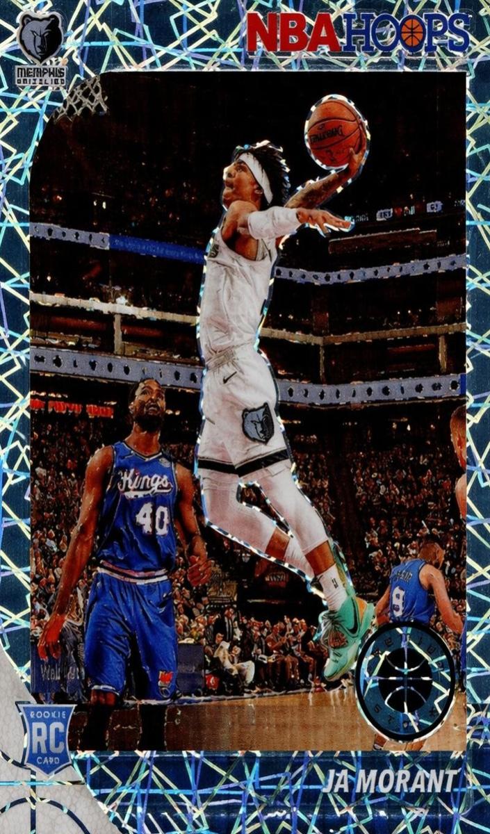 2019 Panini Hoops Premium Stock Basketball Silver Laser Ja Morant #259 PSA 5