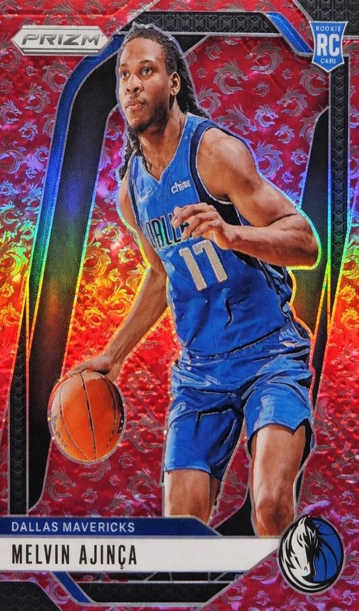 2024 Panini Prizm Basketball Dragon Year Melvin Ajinca #255 PSA 9