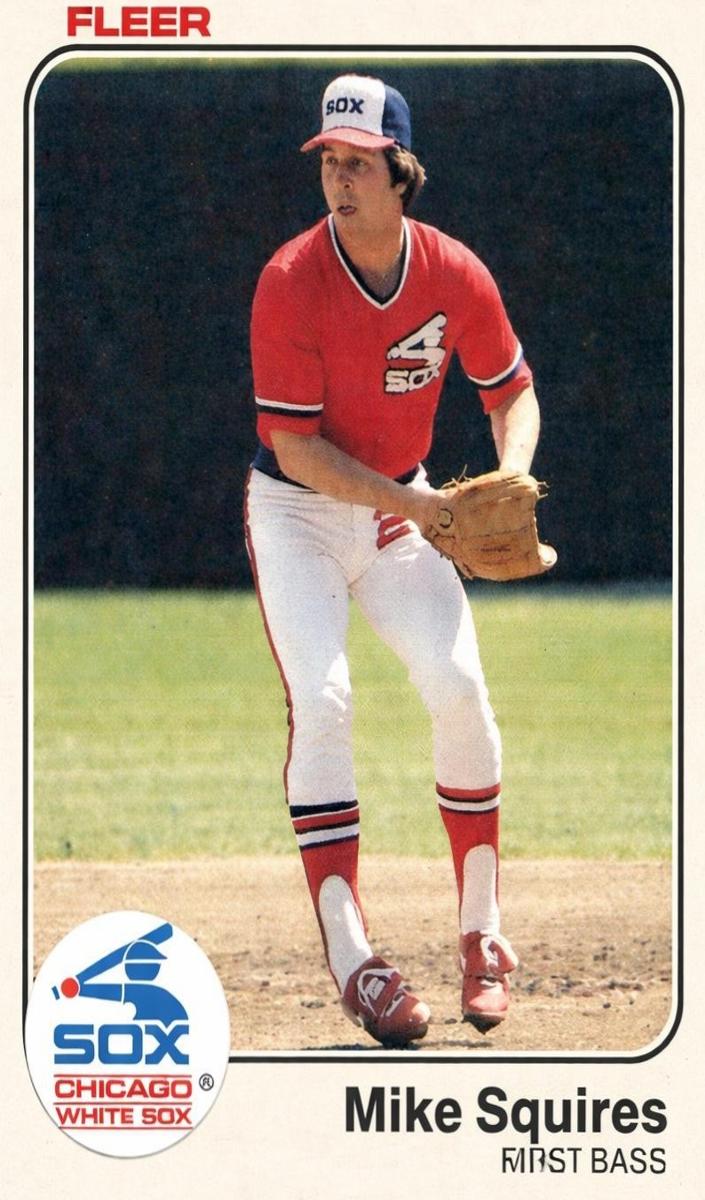 1983 Fleer Baseball Mike Squires #250