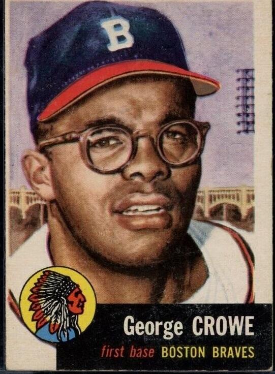 1953 Topps Baseball George Crowe #3 PSA 5.5