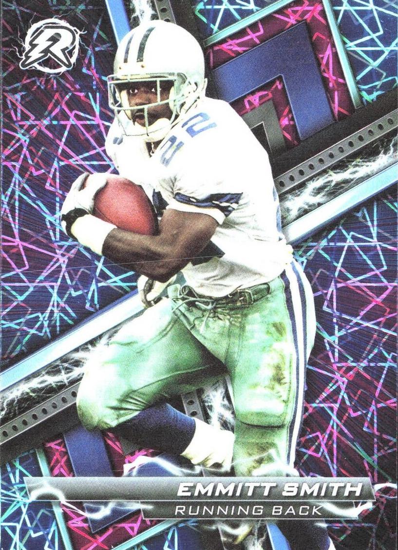 2023 Topps Composite Football Sky Blue And Pink Shock Emmitt Smith #52