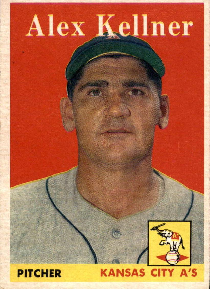1958 Topps Baseball Alex Kellner #3 PSA 4
