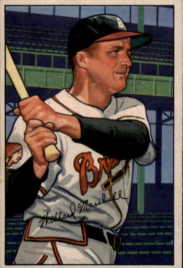 1952 Bowman Baseball Willard Marshall #97 PSA 6