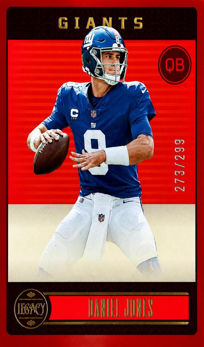 2023 Panini Legacy Football Red Daniel Jones #73