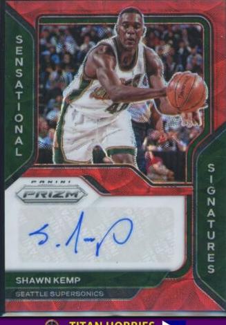 2020 Panini Prizm Basketball Choice Shawn Kemp #SS-SKE PSA 10