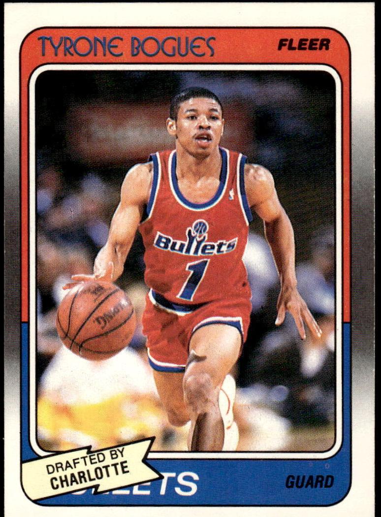 1988 Fleer Basketball Tyrone Bogues #13 PSA 10