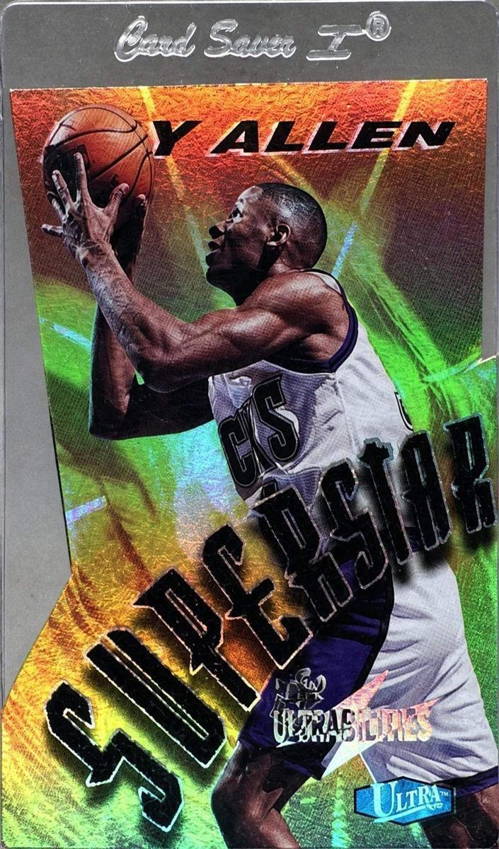 1997 Fleer Ultra Basketball Superstar Ray Allen #12