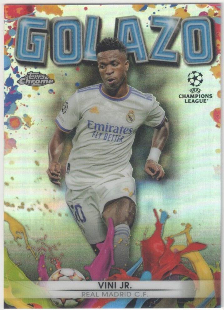 2021 Topps Chrome UEFA Champions League Soccer Vini Jr. #G-2