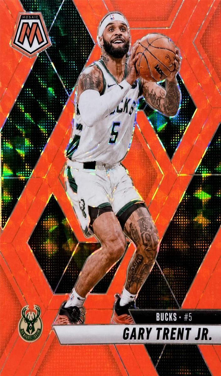 2024 Panini Mosaic Basketball Red Fluorescent Gary Trent Jr. #91