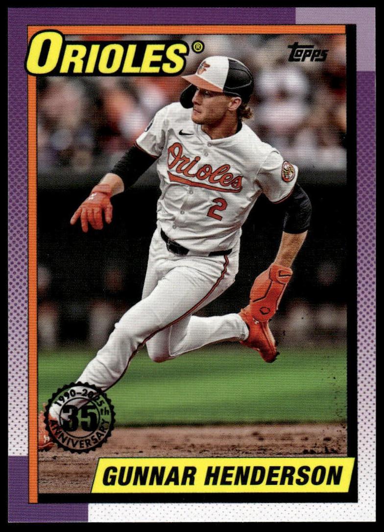 2025 Topps Baseball Gunnar Henderson #T90-32 PSA 9