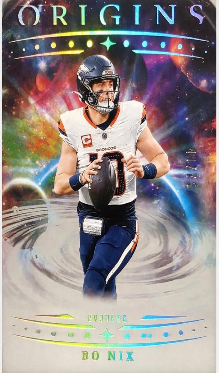 2025 Panini Origins Football Silver Bo Nix #48