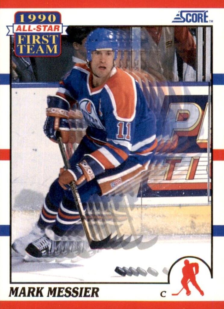 1990 Score Hockey Mark Messier #315 PSA 8
