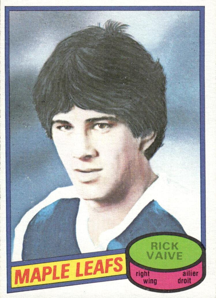 1980 O-Pee-Chee Hockey Rick Vaive #242
