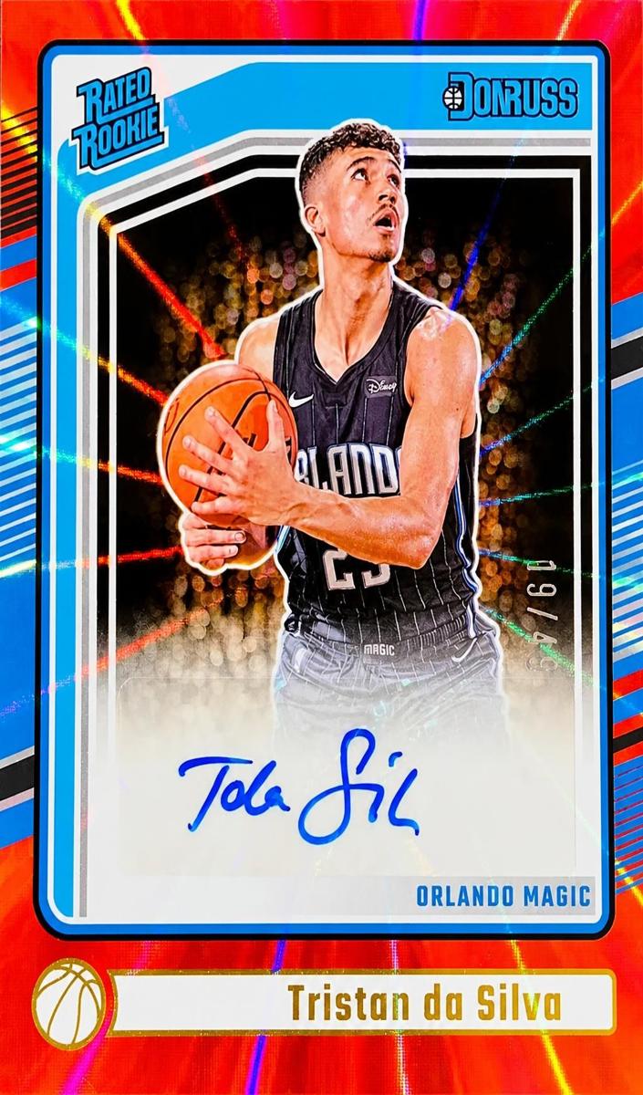 2024 Panini Donruss Basketball Holo Red Laser Tristan da Silva #260