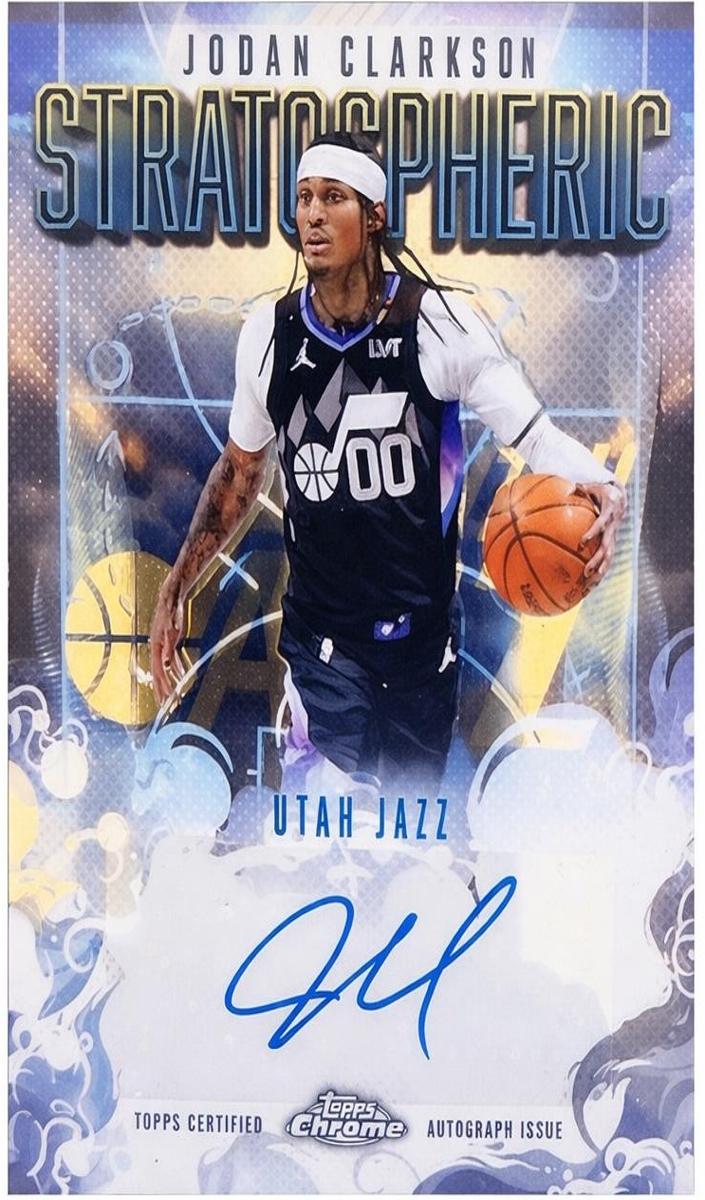 2025 Topps Chrome Basketball Refractor Jordan Clarkson #SM-JC