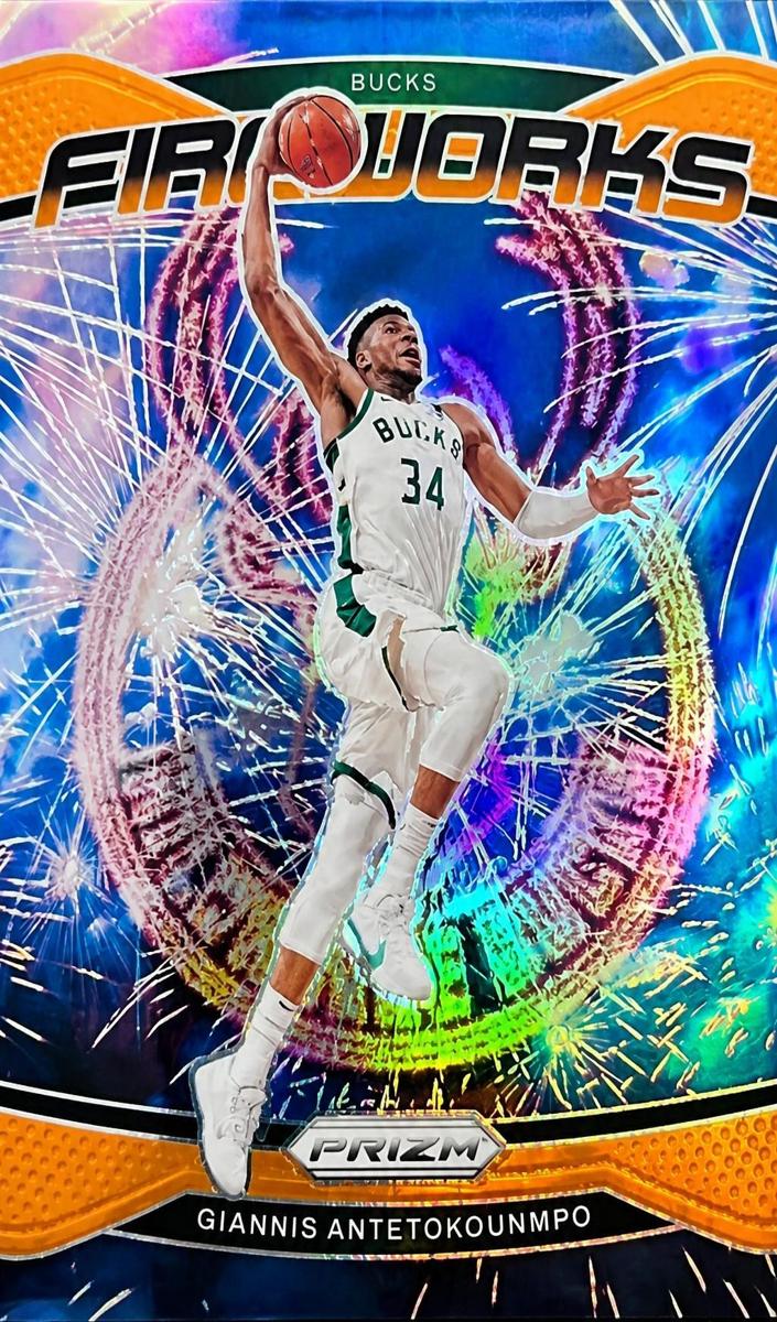 2024 Panini Prizm Basketball Orange Giannis Antetokounmpo #4