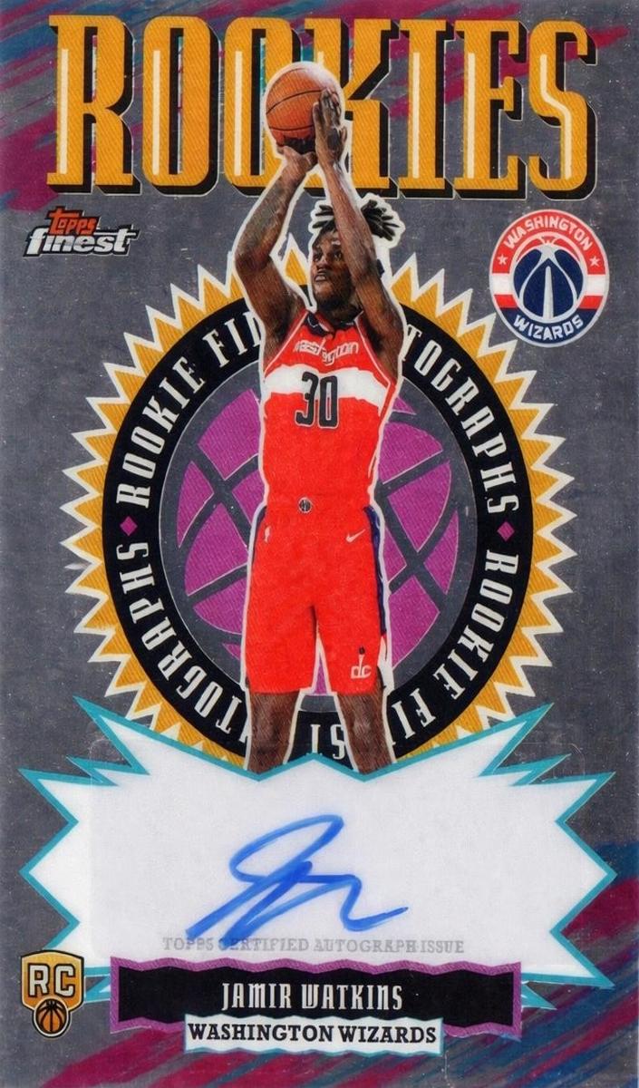 2025 Topps Finest Basketball Jamir Watkins #RFA-JW