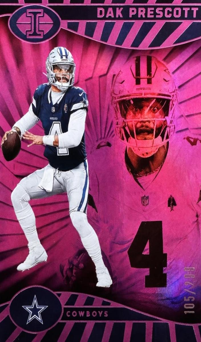 2024 Panini Illusions Football Pink Trophy Collection Dak Prescott #21