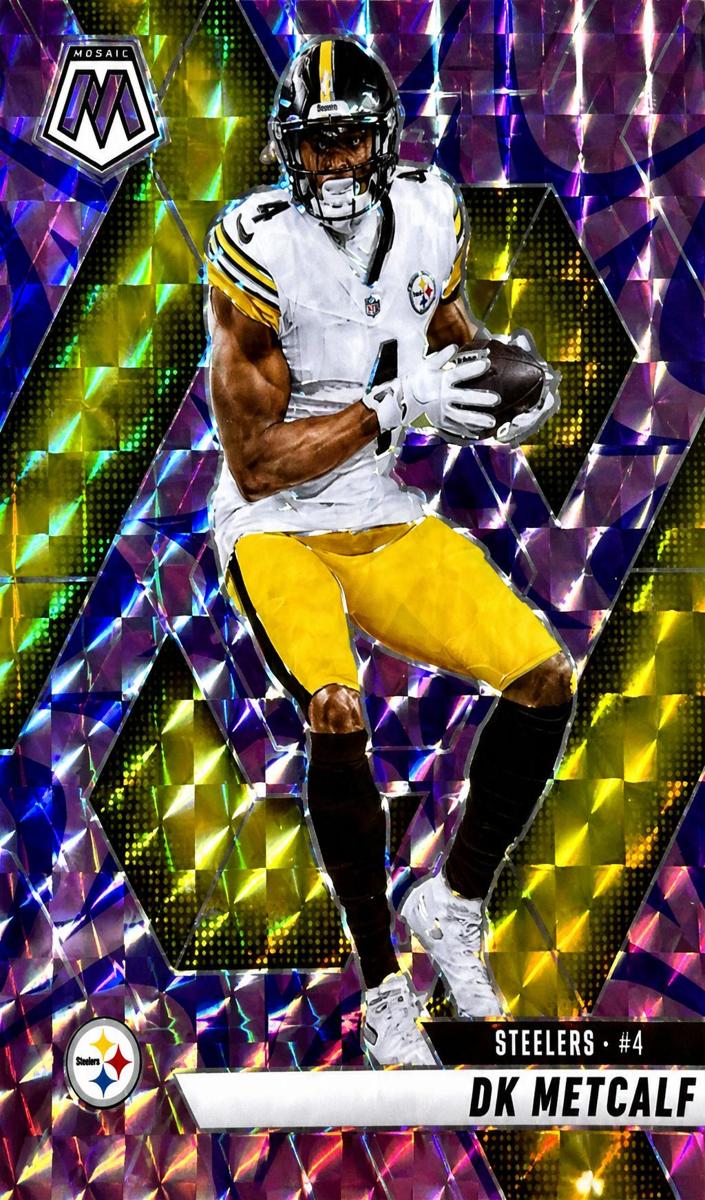2025 Panini Mosaic Football Reactive Purple DK Metcalf #33