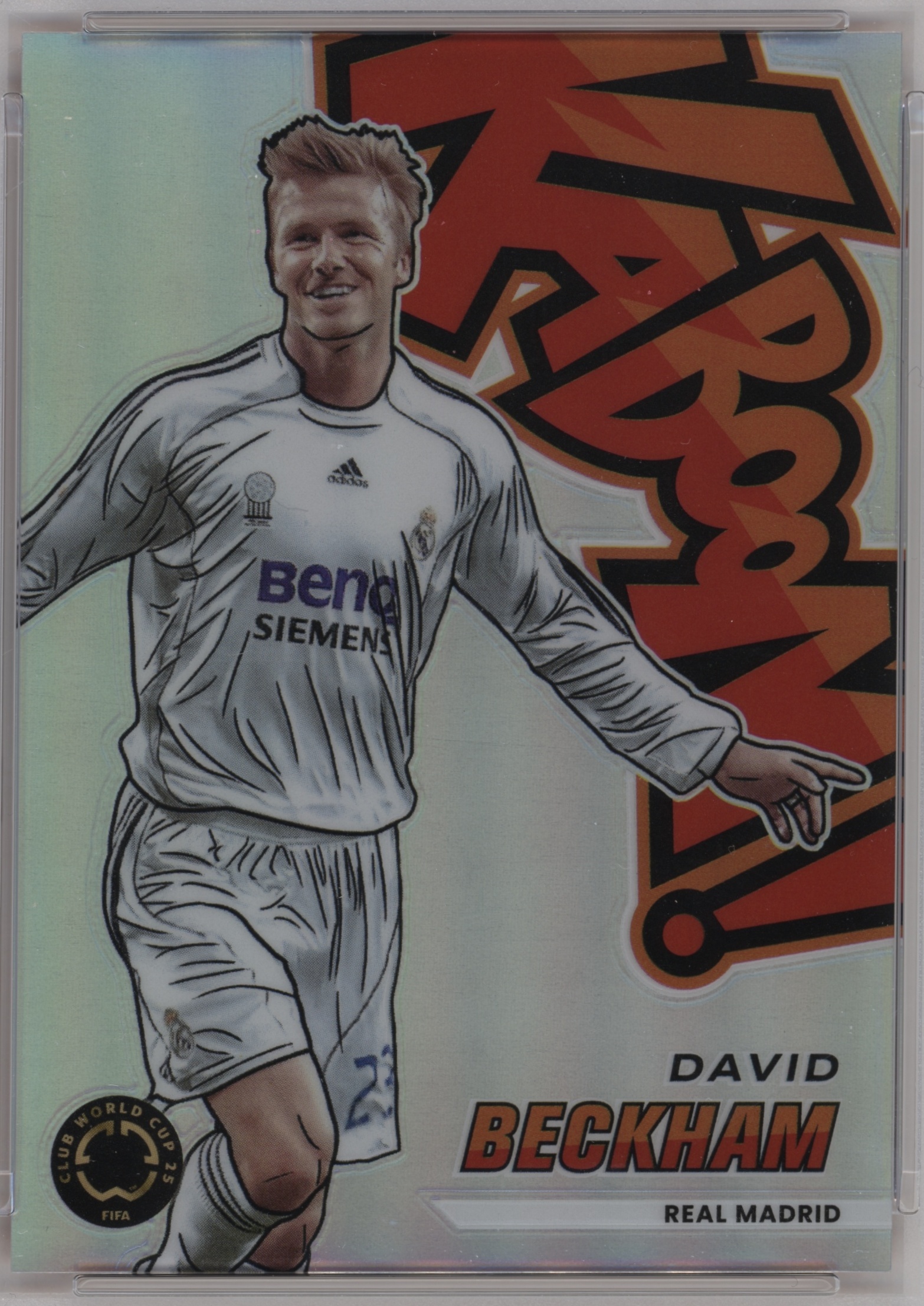 2025 Panini Prizm FIFA Club World Cup Soccer David Beckham #17 RAW Ungraded