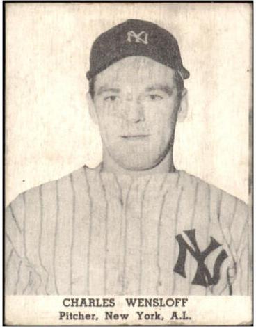 1947 Tip-Top Bread Baseball Charles Wensloff #NNO