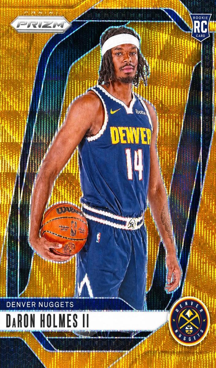 2024 Panini Prizm Basketball Orange Wave DaRon Holmes II #235 PSA 9