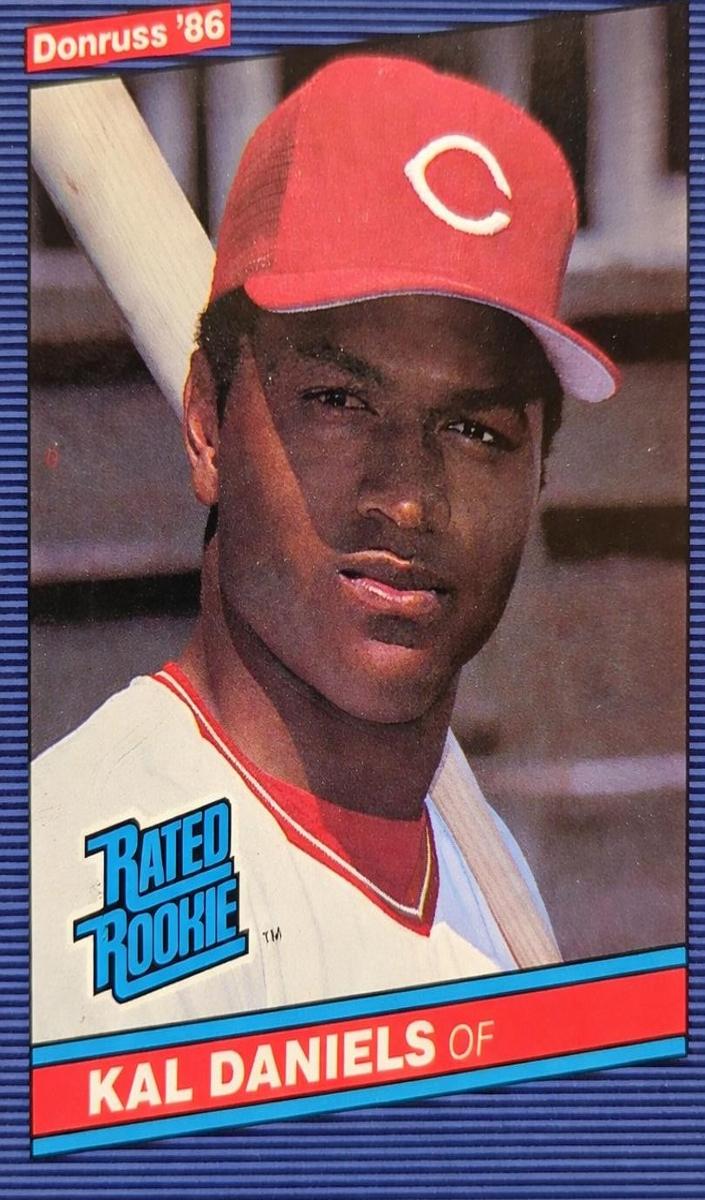 1986 Donruss Baseball Kal Daniels #27 PSA 9
