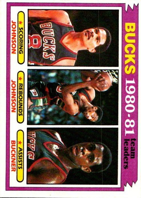 1981 Topps Basketball Marques Johnson #56