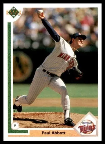 1991 Upper Deck Baseball Paul Abbott #487