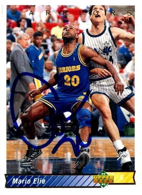 1992 Upper Deck Basketball Mario Elie #28 PSA 9