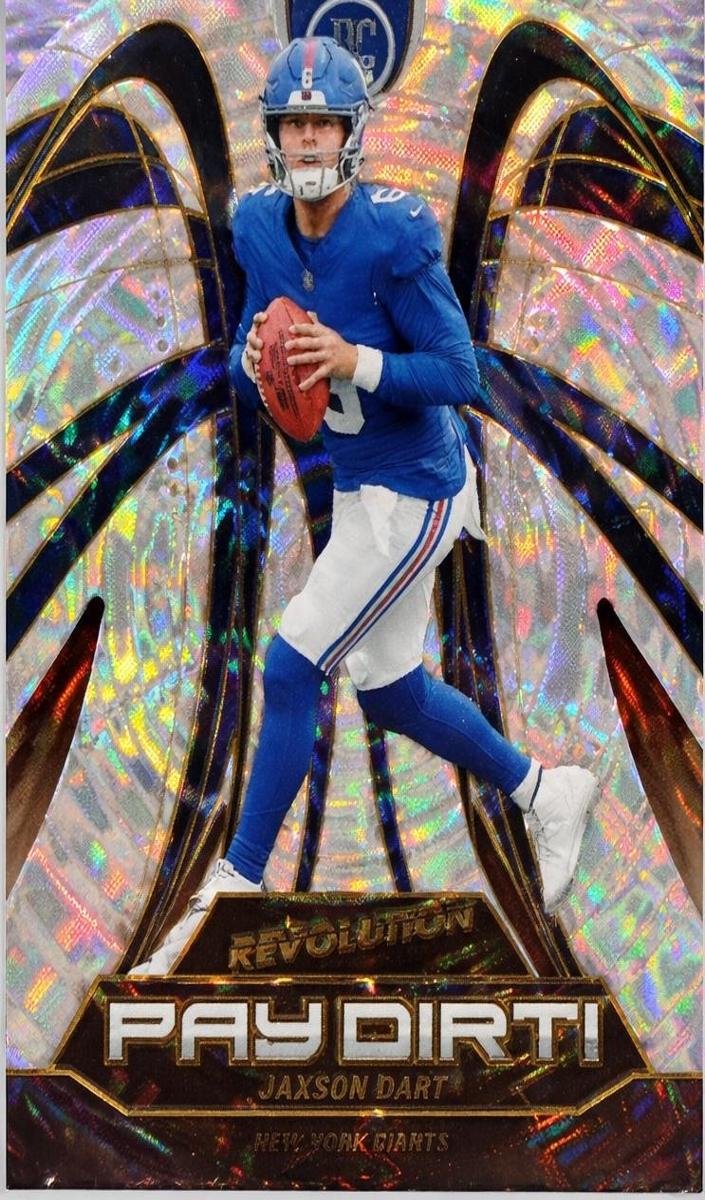2025 Panini Revolution Football Fractal Jaxson Dart #1