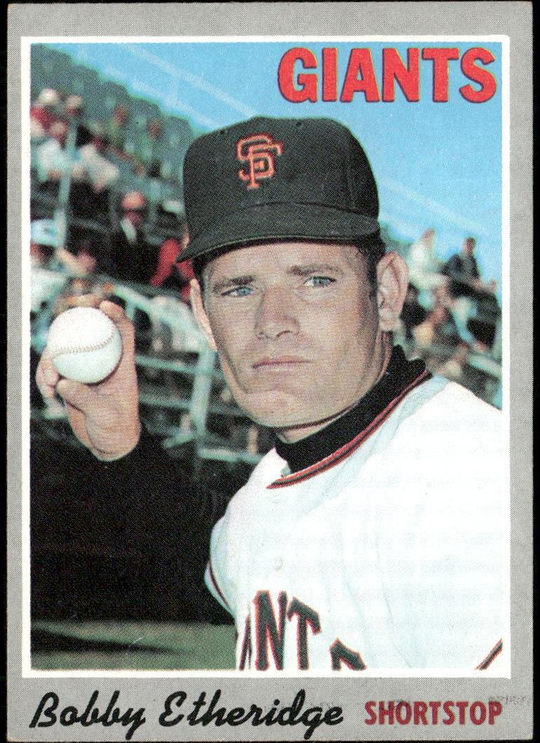 1970 Topps Baseball Bobby Etheridge #107