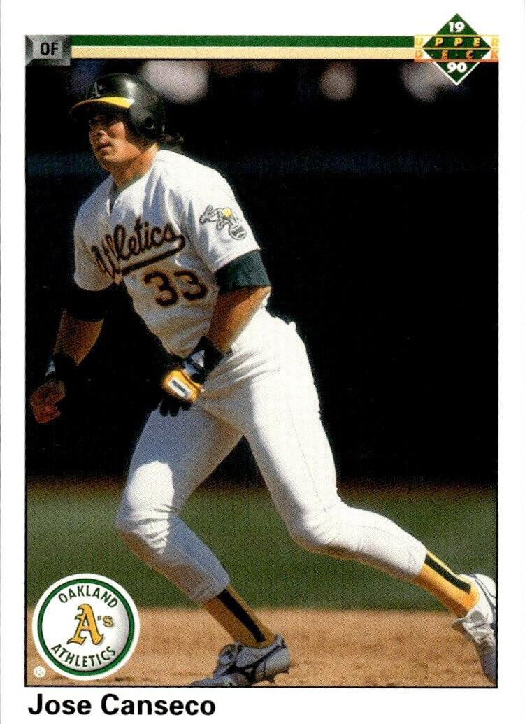 1990 Upper Deck Baseball Jose Canseco #66 PSA 9