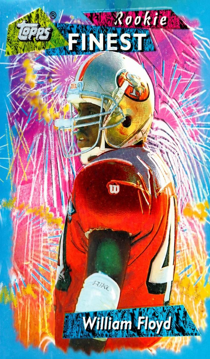 1995 Topps Finest Football William Floyd #164