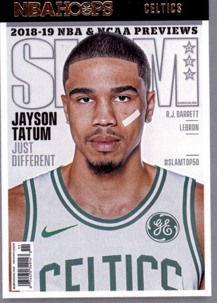 2021 Panini Hoops Basketball Winter Jayson Tatum #218 PSA 8