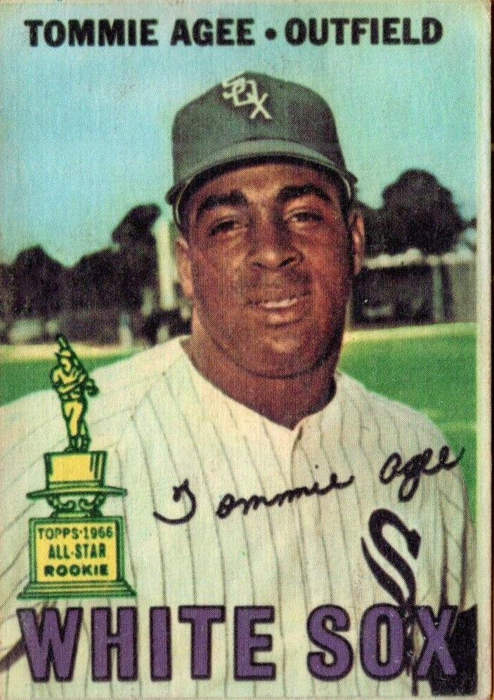1967 Topps Venezuelan Baseball Tommie Agee #224