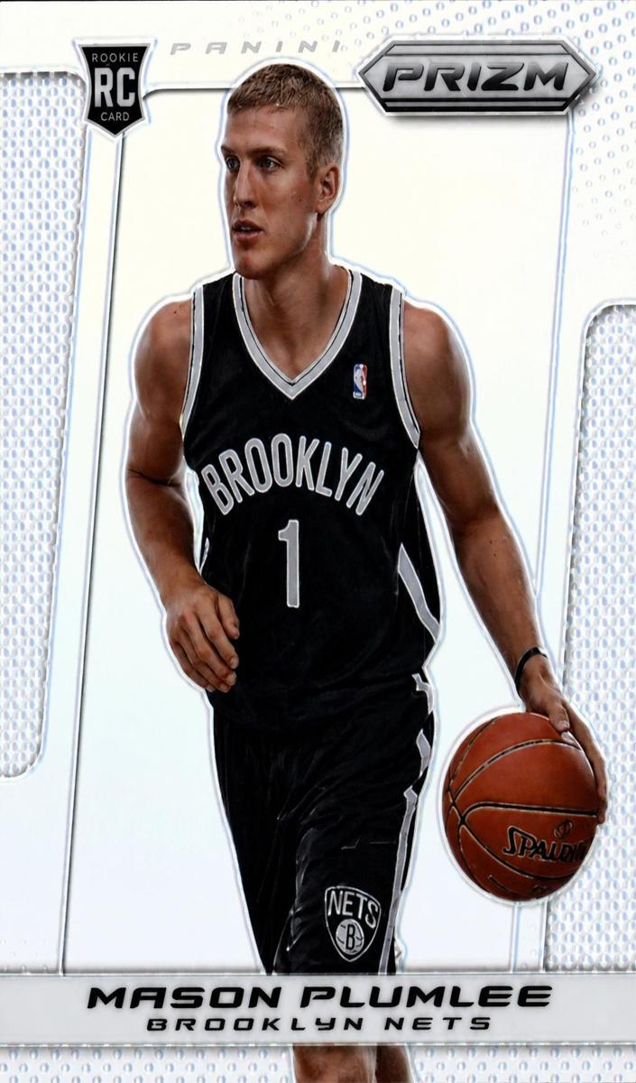 2013 Panini Prizm Basketball Silver Mason Plumlee #288 PSA 9